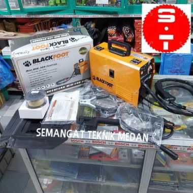 MIG140SNY MESIN TRAFO LAS MIG TANPA GAS CO2 140 A + KAWAT BLACKFOOT