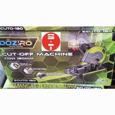ZCUTO-180 MESIN ALAT PEMOTONG POTONG BESI CUT OFF 7" 710 WATT DOZIRO