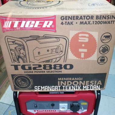 TG2880 GENSET GENERATOR LISTRIK 1000 WATT MANUAL STARTER 4 TAK TIGER