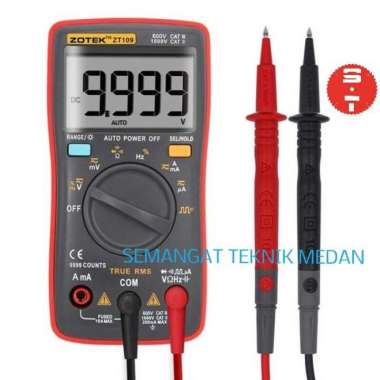 ZT109 DIGITAL MULTIMETER MULTITESTER AVOMETER LCD DISPLAY ZOTEK ZT 109
