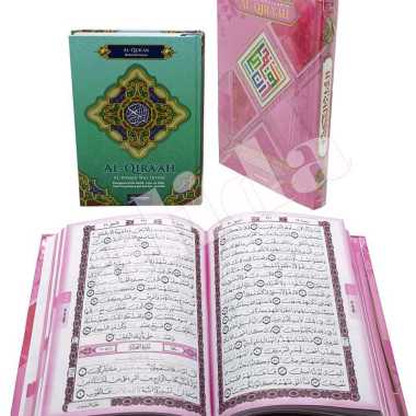Alquran Al-Qiraah UK B5 Al-Quran Waqaf Ibtida Alqiraah blok doa B5 Almubarok