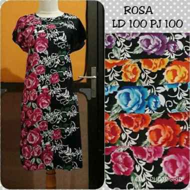 Daster Midi Motif Daster Pendek Baju Harian - tom