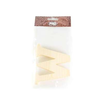 Ace - Huruf Rumah W Kayu 10 Cm