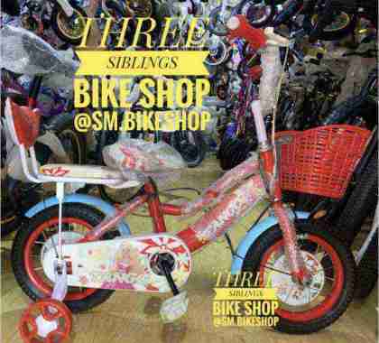 SEPEDA MINI ANAK PEREMPUAN TANGO 12 INCH BAN HIDUP ANGIN
