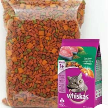 [NO BRAND] WHISKAS CAT FOOD REPACK 1KG/MAKANAN KUCING MURAH WHISKAS DRY FOOD 1KG