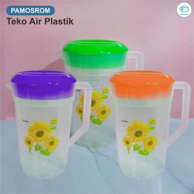 Pamosroom Teko Air Plastik Jumbo 3.6 L Wadah Teh Kopi Tahan Panas Food Grade Tempat Air Mineral Minu