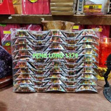 Yuan Bao Yen Pao Kertas Uang Tael Kecil Hologram Perak Isi 50
