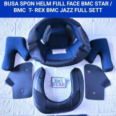 BUSA SPON HELM FULL FACE BMC STAR /BMC T- REX BMC JAZZ FULL SETT