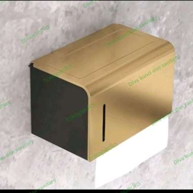 Tempat tisu kotak gold / tisu toilet