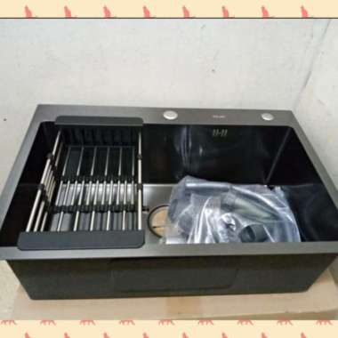 kitchen sink black 6845 merk velar