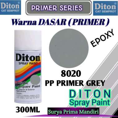 8020 PP PRIMER GREY DITON STANDAR PP PRIMER GREY EPOXY 300cc Cat Semprot Pylox Pilok Pylok / Cat Aer