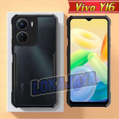 LOKAJAYA Case VIVO Y16 - Y22 - Y35 - Y15s Armor Fuze Shockproof Transparant Premium Softcase VIVO Y1
