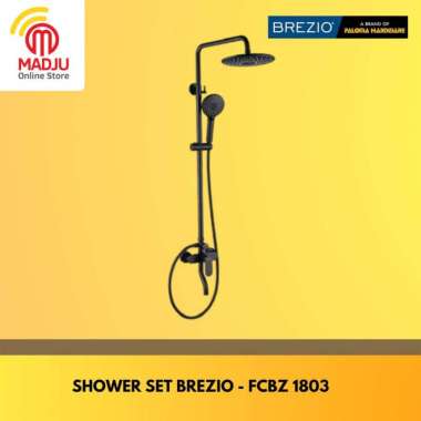 Shower mandi set hitam FCBZ 1803 Brezio by Paloma black series