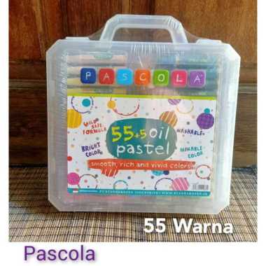 Krayon Crayon Pascola 55 Warna Oil Pastell Peralatan Mewarnai Gambar