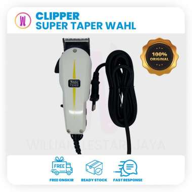 Clipper Wahl Super Taper Classic Series (Single) / Mesin Alat Cukur Professional (FREE SISIR)