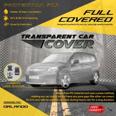 Body Cover Sarung Mobil Plastik CHEVROLET ORLANDO Tebal Anti Air WATERPROOF