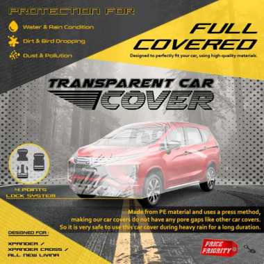 Body Cover Sarung Mobil Plastik XPANDER ALL NEW LIVINA Tebal Anti Air WATERPROOF