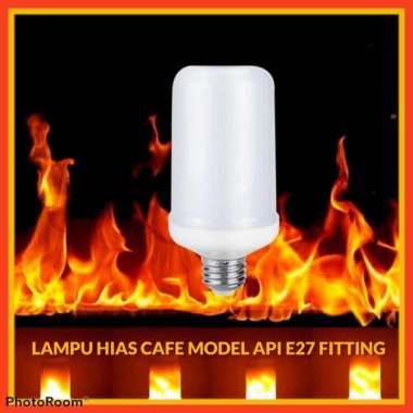 Bohlam LED Lampu Hias Cafe Taman Api Flame Effect Flickering