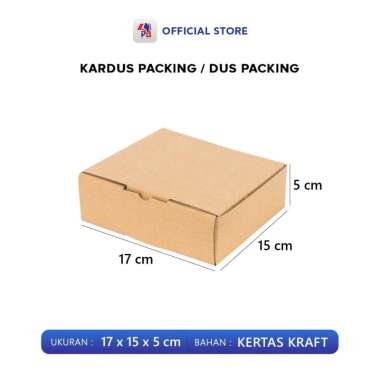 Kardus Box Packing Hampers Polos Ukuran Besar Kecil Packaging Karton Die Cut dan Easy Usage 17x15x5c