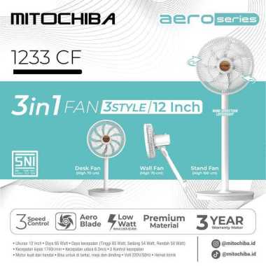 MITOCHIBA Kipas Angin Multifungsi 3in1 1233CF 12 Inch AERO Series