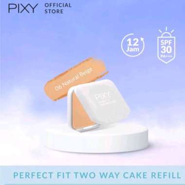 PIXY Perfect Fit Two Way Cake - Bedak Padat - REFILL 06 Natural Beige
