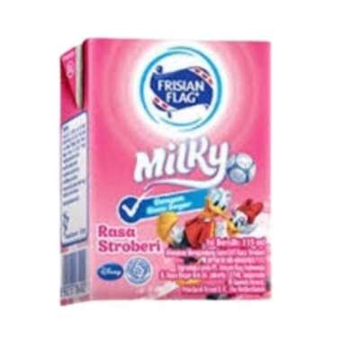 FRISIAN FLAG MILKY STROBERI SUSU CAIR UHT 115ml