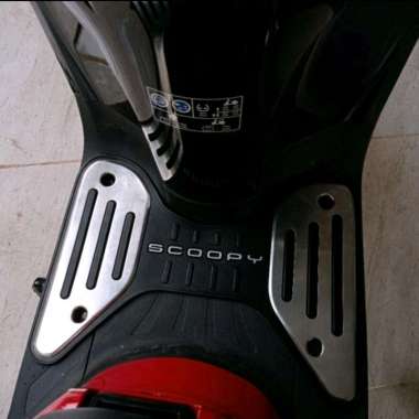bordes karpet pijakan kaki Honda New scoopy Prestige 2021 2022 Original AHM