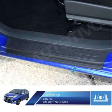 JSL Sillplate Samping Sigra Side Scuff Plate blacktivo