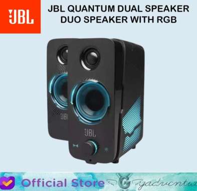 JBL Quantum Duo Speaker USB Aktif PC Laptop Gaming With RGB QuantumDuo BLACK