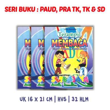 Buku Anak TK / PAUD Terampil Membaca Dan Menulis Halus MEMBACA 1