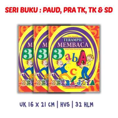 Buku Anak TK / PAUD Terampil Membaca Dan Menulis Halus MEMBACA 3