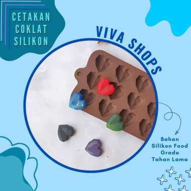 Cetakan Silikon BPA Free Tahan Panas Pudding Jelly Agar-Agar Coklat / cetakan puding / cetakan silik