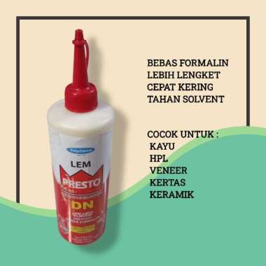 LEM KAYU PRESTO DN 600 GRAM LEM ALIFATIK KAYU