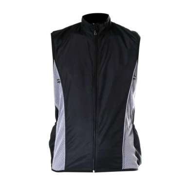 Rompi Sepeda Windbreaker Hitam L