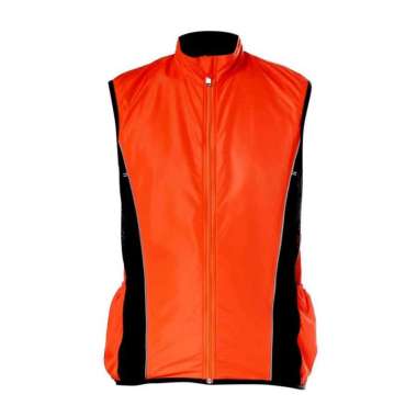Rompi Sepeda Windbreaker Orange XXL