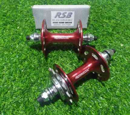 Hub Sepeda fixie 32H sealed bearing Plus COG fixed gear BMX Quanta Merah