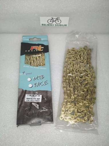 Rantai Sepeda PYC 9 Speed GOLD Series Full Link Rantai Emas PYC Chain