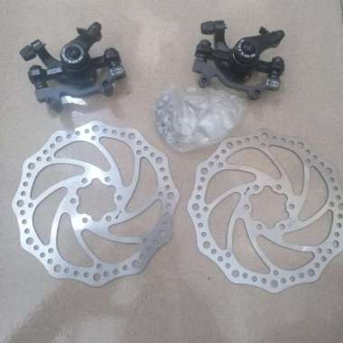 set rem cakram sepeda mekanik disk brake