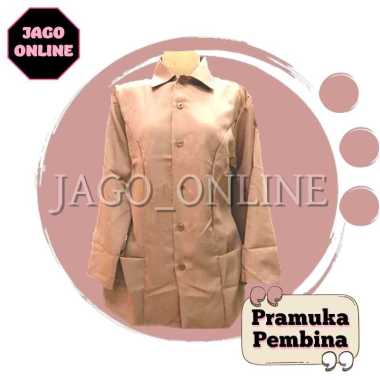 Baju Kemeja Seragam Pramuka Wanita SMA Pembina Putri Coklat 15