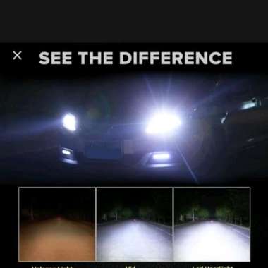 lampu depan lampu besar headlamp Yaris Agya Ayla LED sepasang