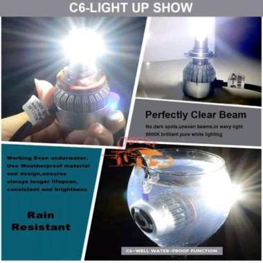 lampu depan lampu besar headlamp Livina calya sigra LED sepasang