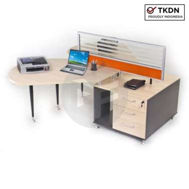 Meja Kerja Kantor Workstation Meja Partisi Kantor Meja Kerja Kantor 1 Orang Staff Meja Cubical Meja 