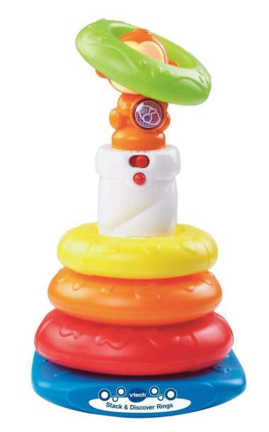 VTECH STACK & DISCOVER RINGS multicolor