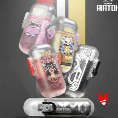 Hannya Airtok 650mAh Pod Kit 100% Authentic by Vapelustion / Airtok TRANS RED