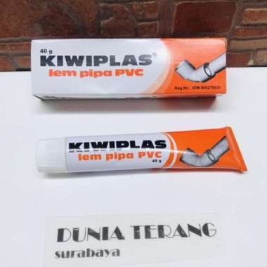 Lem Pipa Pvc KIWIPLAS - Lem Paralon Tube 40gr - lem plas kiwi