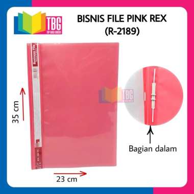 1 PCS BISNIS FILE REX - BUSINESS FILE MAP SNEL SNELHECTER pink R-2189