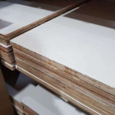 Multiplex Melamin Putih 18 Mm Ukuran 60 X 100 Cm Triplek Kayu Putih Multicolor