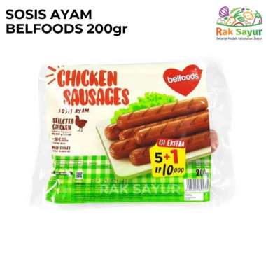 Promo Harga BELFOODS Chicken Sausages 200 gr - Blibli