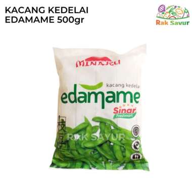 Kacang Kedelai Edamame Frozen 500gr Minaku Kacang Ramang Frozen Food Rak Sayur Padang