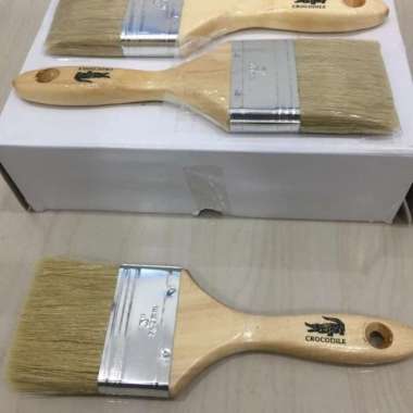 kuas crocodile 3" kuas cat tembok kuas buaya bulu putih
